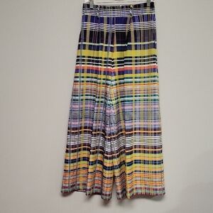 Uoozzee Wide-leg, Multi Colored Pants With Pockets.